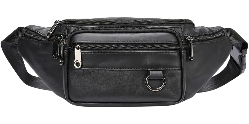 produit sac banane cuir multipoches Image