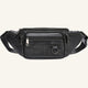 sac banane cuir multipoches noir