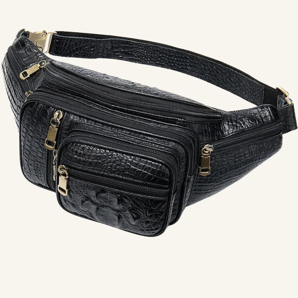 sa banane en cuir croco
