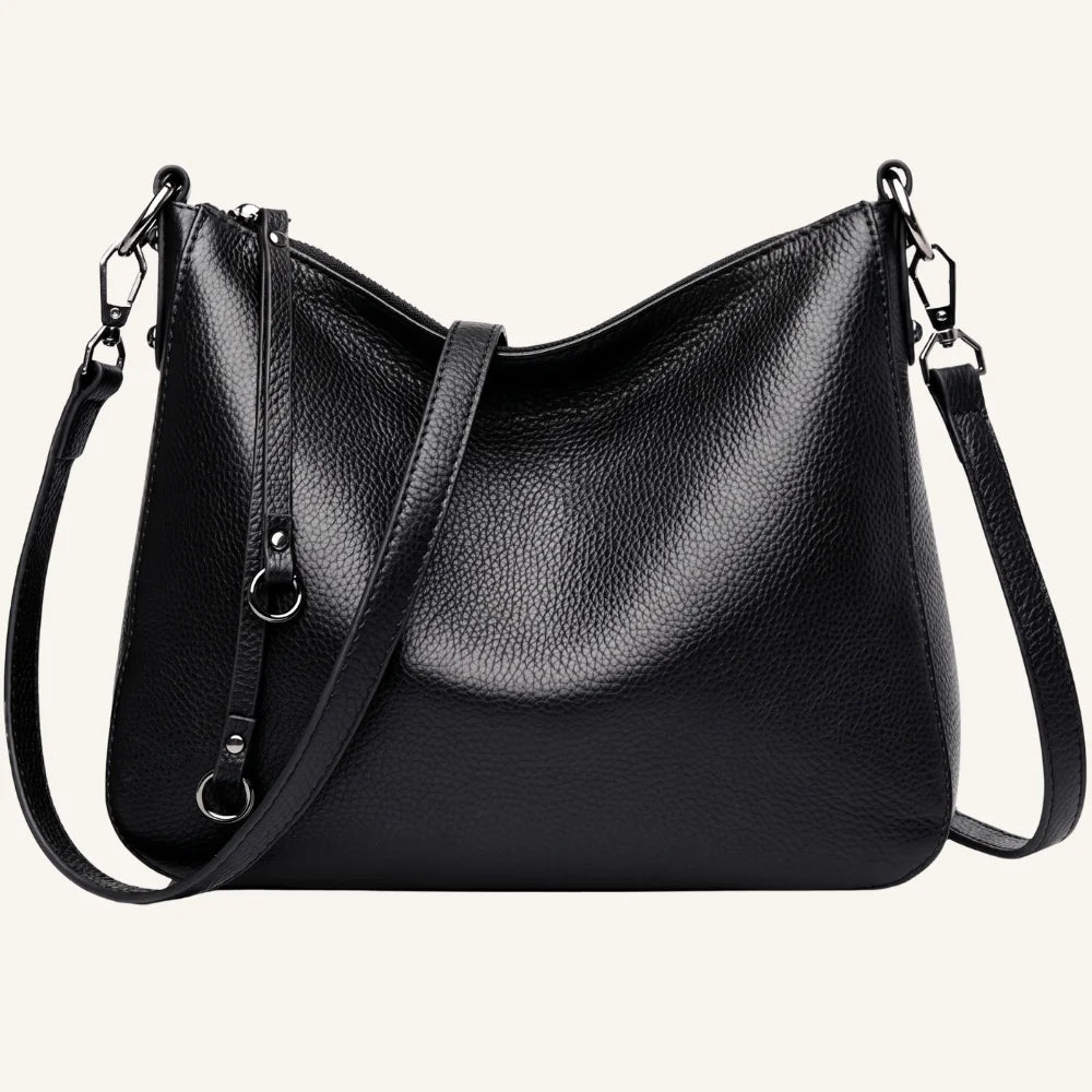 Sac bandoulière cuir souple femme