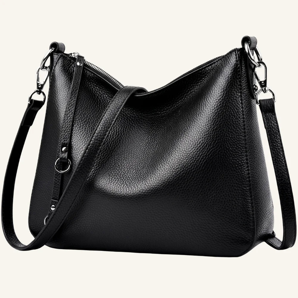 Sac en bandoulière cuir souple femme