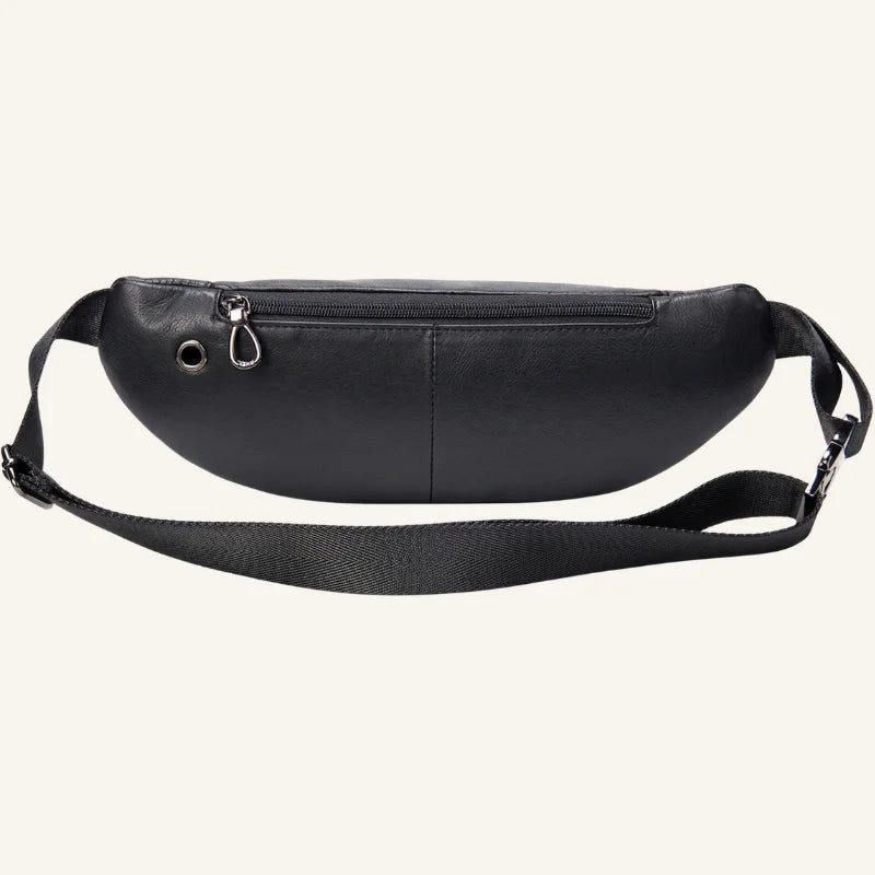 sac forme banane cuir arrière